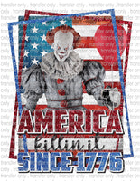 Clown Horror America - Waterslide, Sublimation Transfers