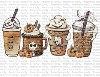 Halloween Coffees - Waterslide, Sublimation Transfers