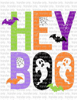 Hey Boo - Waterslide, Sublimation Transfers