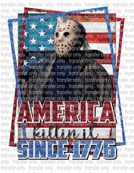 Jason Horror America - Waterslide, Sublimation Transfers