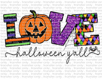 Love Halloween - Waterslide, Sublimation Transfers