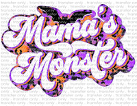 Mama's Monster - Waterslide, Sublimation Transfers