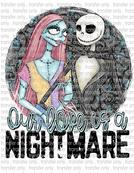 Jack Our Love is a Nightmare - Waterslide, Sublimation Transfers