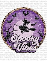 Spooky Vibes Halloween - Waterslide, Sublimation Transfers