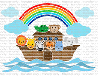 Noah's Ark - Waterslide, Sublimation Transfers