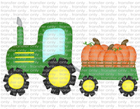 Kids Tractor & Pumpkins - Waterslide, Sublimation Transfers