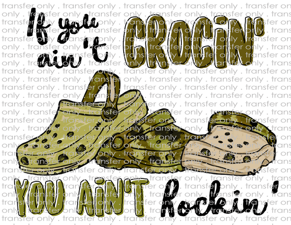 Crocin' Rockin' - Waterslide, Sublimation Transfers