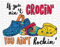 Crocin' Rockin' - Waterslide, Sublimation Transfers