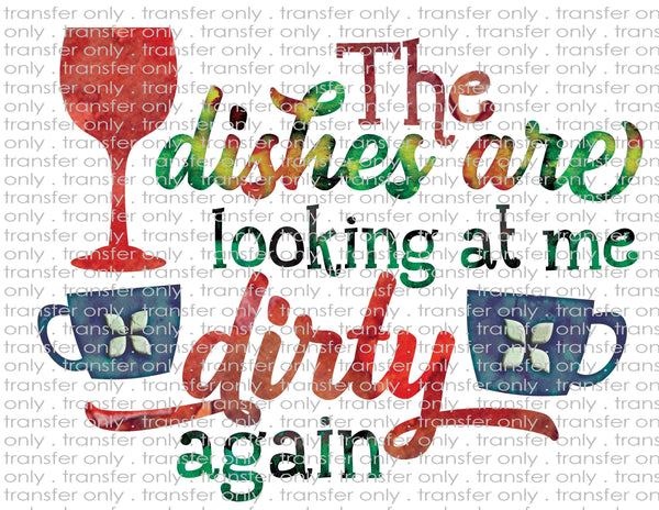 Dirty Dishes - Waterslide, Sublimation Transfers