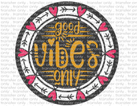 Good Vibes - Waterslide, Sublimation Transfers