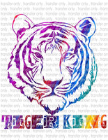 Tiger King - Waterslide, Sublimation Transfers