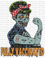 Vaccinated Zombie - Waterslide, Sublimation Transfers