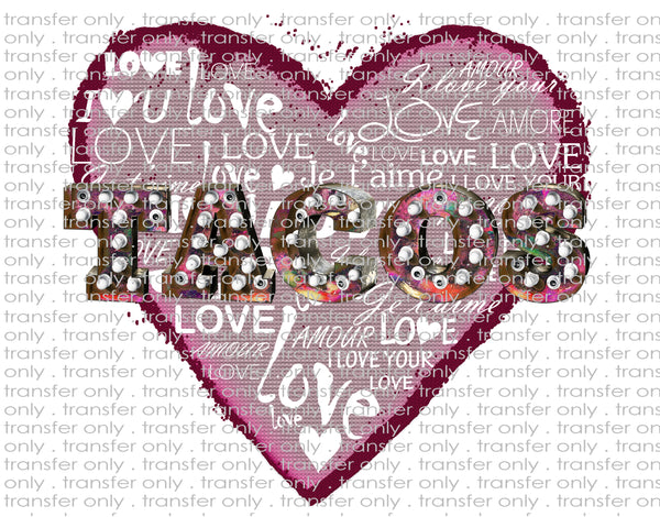 Love Tacos - Waterslide, Sublimation Transfers