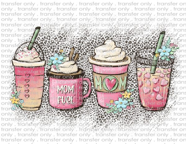 Mom Fuel Coffees - Waterslide, Sublimation Transfers