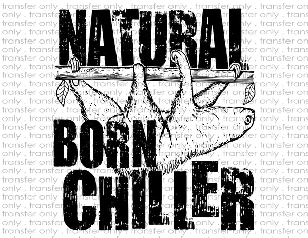 Natural Born Chiller - Waterslide, Sublimation Transfers