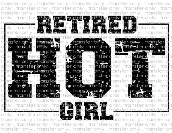 Retired Hot Girl - Waterslide, Sublimation Transfers