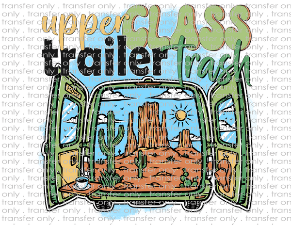 Upper Class Trailer Trash - Waterslide, Sublimation Transfers