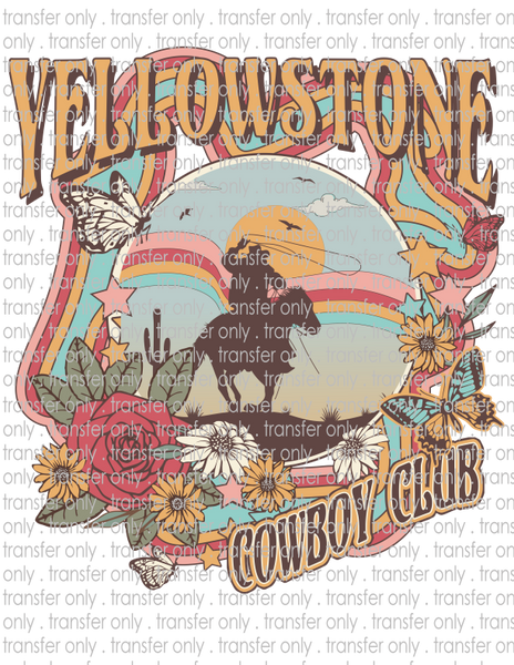 Cowboy Club - Waterslide, Sublimation Transfers