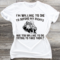 Defend Rights - Waterslide, Sublimation Transfers