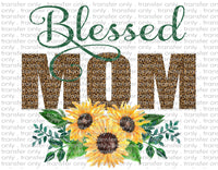 Blessed Mom - Waterslide, Sublimation Transfers