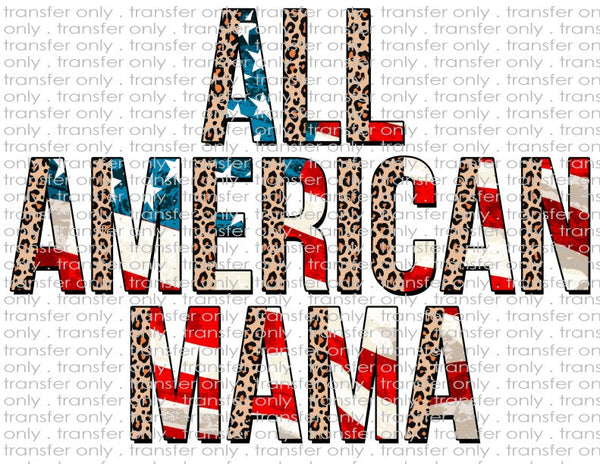All American Mama - Waterslide, Sublimation Transfers