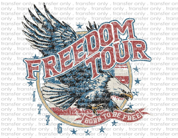 Freedom Tour - Waterslide, Sublimation Transfers
