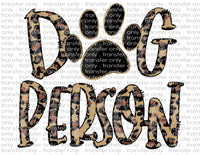 Dog Person - Waterslide, Sublimation Transfers