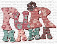 Fur Mama - Waterslide, Sublimation Transfers