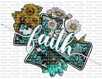 Faith - Waterslide, Sublimation Transfers