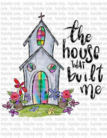 The House that Built Me - Waterslide, Sublimation Transfers