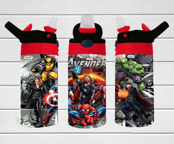 Character Heroes - 12 oz Tumbler Wrap Sublimation Transfers