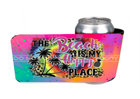 The Beach Is My Happy Place - Slap Wrap - Sublimation Transfers