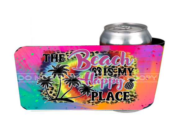 The Beach Is My Happy Place - Slap Wrap - Sublimation Transfers