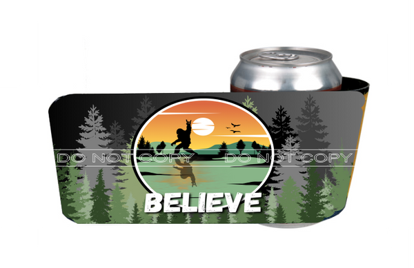 Believe Bigfoot - Slap Wrap - Sublimation Transfers