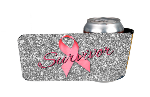 Survivor Pink Ribbon - Slap Wrap - Sublimation Transfers