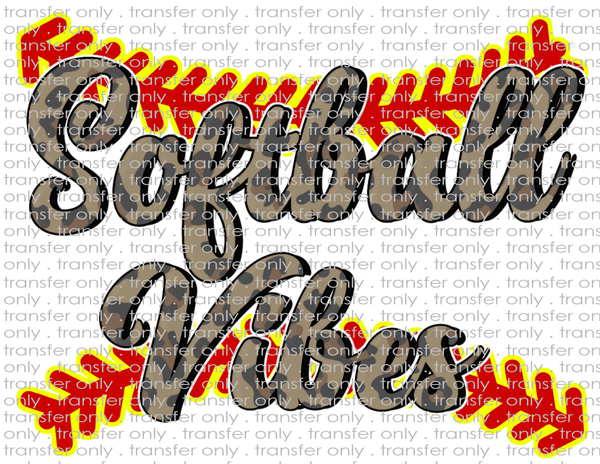 Softball Vibes - Waterslide, Sublimation Transfers