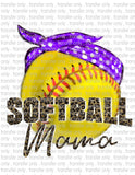 Softball Mama - Waterslide, Sublimation Transfers