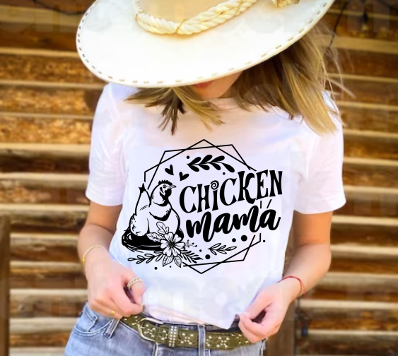 Chicken Mama - Screen Print Transfer