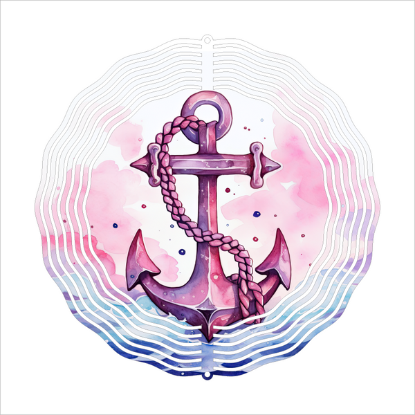 Anchor - Wind Spinner - Sublimation Transfers