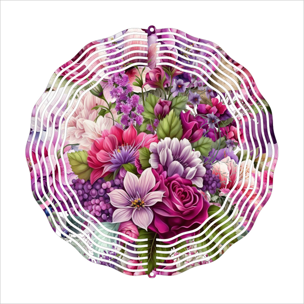 Floral - Wind Spinner - Sublimation Transfers