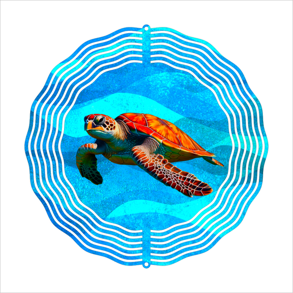 Sea Turtle - Wind Spinner - Sublimation Transfers