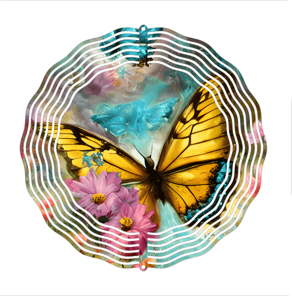 Butterfly - Wind Spinner - Sublimation Transfers