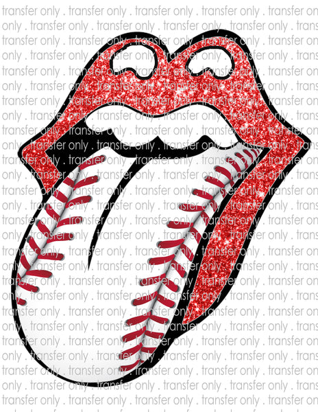 Baseball Mom Tongue - Waterslide, Sublimation Transfers
