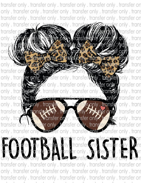 Football Sister - Waterslide, Sublimation Transfers