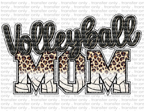 Volleyball Mom - Waterslide, Sublimation Transfers