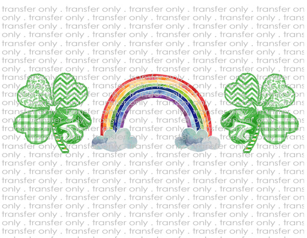 Clover & Rainbow - Waterslide, Sublimation Transfers
