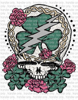 Clover Skull - Waterslide, Sublimation Transfers