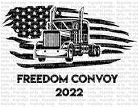 Freedom Convoy - Waterslide, Sublimation Transfers