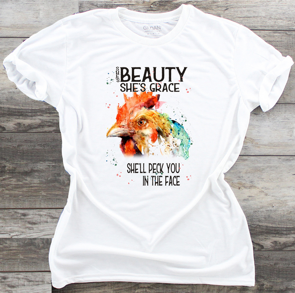 Beauty Grace Peck You In The Face - PNG Printing Design