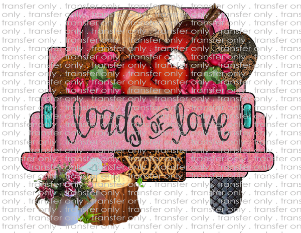 Love Vintage Truck - Waterslide, Sublimation Transfers